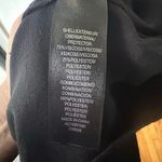 Adrianna Papell  Black Long Sleeve Top Pleated Cuff Size M Photo 6