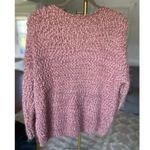 Altar'd State Altar’d State Bouclé V-Neck Sweater Pullover Buttery Soft Knit Cozy Mauve Boho Photo 2