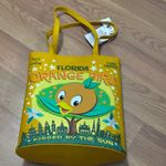 Disney  Parks Loungefly Orange Bird Tote Flower & Garden Festival 2022 NWT Photo 0