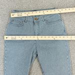 Boden Soho Cropped Skinny Railroad‎ Stipe Crop Jeans Blue White 2P Photo 10