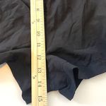 VTG LL Bean Black Stripe One Piece Swimsuit Modest Sporty Attached Shorts USA 8 Photo 6