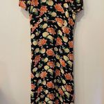 Laura Ashley  Size 12 Floral Maxi Dress Romantic Bright Whimsical Boho Vintage Photo 1