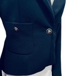 ZARA   Navy Padded Blazer Size XS Photo 4