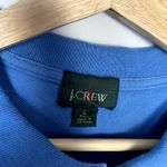 J.Crew blue crewneck shirt cotton women's size L tall comfortable preppy design Photo 2