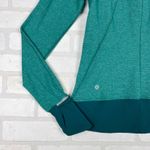 Lululemon Green Half Zip Top Thumbholes Athletic Activewear Jacket Size 6 Photo 8