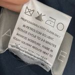 NWT AMSALE Chloe Navy Fluid Satin Drape Neck Side Slit Maxi Dress Size 16 GB131S Blue Photo 8