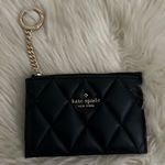 Kate Spade  Black Quilted Keychain Pouch Photo 0