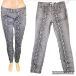 sts blue Womens Denim Skinny Jeans Snake Skin Print Ellie High Rise Gray Sz 30 Photo 1