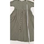 Madewell  Midi/Maxi Shirt Dress Womens Medium Lightspun Cotton Gauze Button Down Photo 3