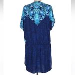 Ralph Lauren Lauren Green Blue Paisley Swim Cover Up Dress Size Med M Photo 1
