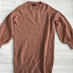 Topshop Oversized Pink Heather Gray Sweater Dress US 2 Photo 0