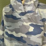 PINK - Victoria's Secret Victoria’s Secret Pink Blue Camo Hoodie, size Medium, NWT Photo 3