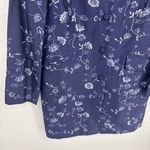 Talbots ‎ Floral Jacket Silk Embroidery Blue Size 12 Fairy Feminine Photo 2