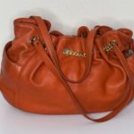 MICHAEL Michael Kors Large Jet Set Chain Ring Shoulder Tote Bag Orange Photo 4