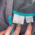 O'Neill y2k o’neill gray zip up hoodie with blue polka dot draw strings Photo 4