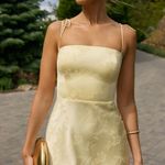 Park & Fifth Lenore Dress Yellow Size M Photo 2