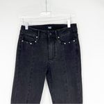 Paige Hoxton Ankle Peg Studded Jeans 27 Black Photo 2