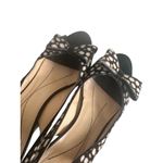 Kate Spade Vintage y2k Brown Cream Calf Hair Slingbacks Heels Size 6 Photo 5