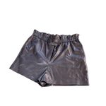Laundry by Shelli Segal LAUNDRY by Shelli Segal Vegan Leather Paperbag Waist Shorts Size XL Photo 1