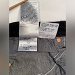 Levi's Levi premium Wedgie Black Jeans, button fly, straight, frayed hem, size 28 Photo 9