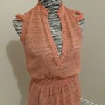 *5/$25 Sale* Sam & Max sheer peach polkadot blouse Orange Photo 1