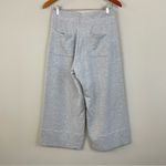 Quince Heather Gray Super Soft Fleece Cropped Wide Leg Pants Size Small Photo 8