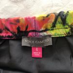 Vince Camuto  Abstract Pink & Purple Floral Mini Skirt Sz4 Photo 5