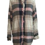 Aerie large plaid button down shirt Photo 0