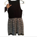 NWT TAYLOR full skirt lacy dress Black Size 4 Photo 5