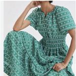 Anthropologie  Somerset Green Patterned Maxi Dress size XS Extra Small Photo 1
