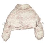 Selkie The Castle Marshmallow Puffer Crop Coat Jacket Cream Pink Size Small Photo 4
