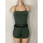 Robin Piccone New. green romper cover-up. Retails $129. XS/S Photo 2
