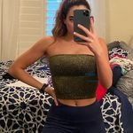 Urban Outfitters Gold  tube top Photo 0
