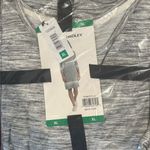 Hilary Radley  Dress 3/4 Sleeve Size XL NWT Grey White Stripe Women’s Photo 2