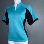 Polo Women’s Canari  Black & Blue Short Sleeve Cycling Jersey Top Medium Photo 2