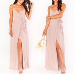 Show Me Your Mumu New  Liz Maxi Bridesmaid Dress Dusty Blush Pink Size Medium Photo 2