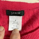 J.Crew  Wool Cashmere Blend Crew Neck Cable Knit Sweater Size M Pink Photo 1