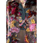 NWT Aratta Holiday Jewels Blouse Velvet Floral Charcoal Medium MSRP $190 Gray Photo 10