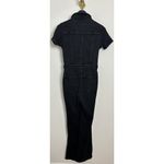 Good American Fit for Success Bootcut Jumpsuit in Black099 Size Medium Photo 6