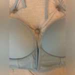 PINK - Victoria's Secret Victorias Secret Blue Strappy V-Wire Plunge PINK Bikini Top SZ Large Photo 2