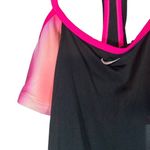 Nike Black & Pink Athletic Running Gym Tank Top Women Sz M Photo 3