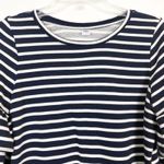 Old Navy  Ruffled Sleeves Striped Sweater Size Medium Photo 2