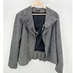 Saks 5th Avenue Saks Fifth Avenue Womens Jacket Size 16 Grey Button Front Blazer Career Office Photo 0