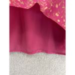 Nine Britton  Women's Blouse Pink Floral Size Small T Back Tank Lined Sleeveless Photo 5