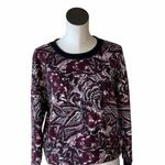 Joie NWT  Floral Crew Neck Sweatshirt Sweater Large Photo 1