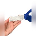 ZARA Satin Wrap Effect Blue Dress Photo 7