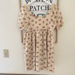 Rylee & Cru Brea Floral Mini Puff Sleeve Dress in Kauai Tan Size XS Photo 3