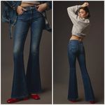 đź’•MOTHER SUPERIORđź’• The Weekender Flare Jeans ~ It's A Small World 32 NWOT Blue Photo 5
