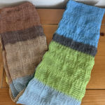 Fraas‎ Ombre Web Plissé Scarf Multi Colored Contemporary Style 24x68in Photo 0