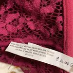 Aeropostale live love dream large maroon magenta purple strapless padded lace bralette Photo 7